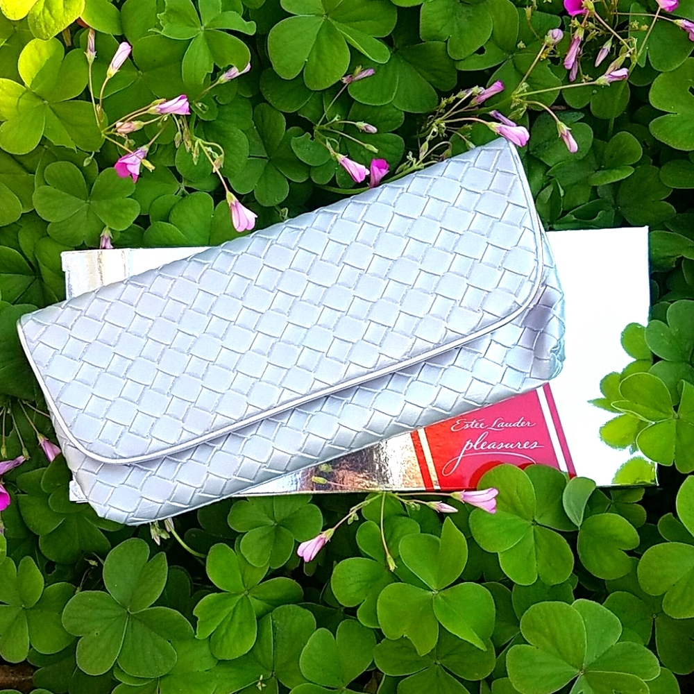 Estee Lauder Pleasures cosmetic bag